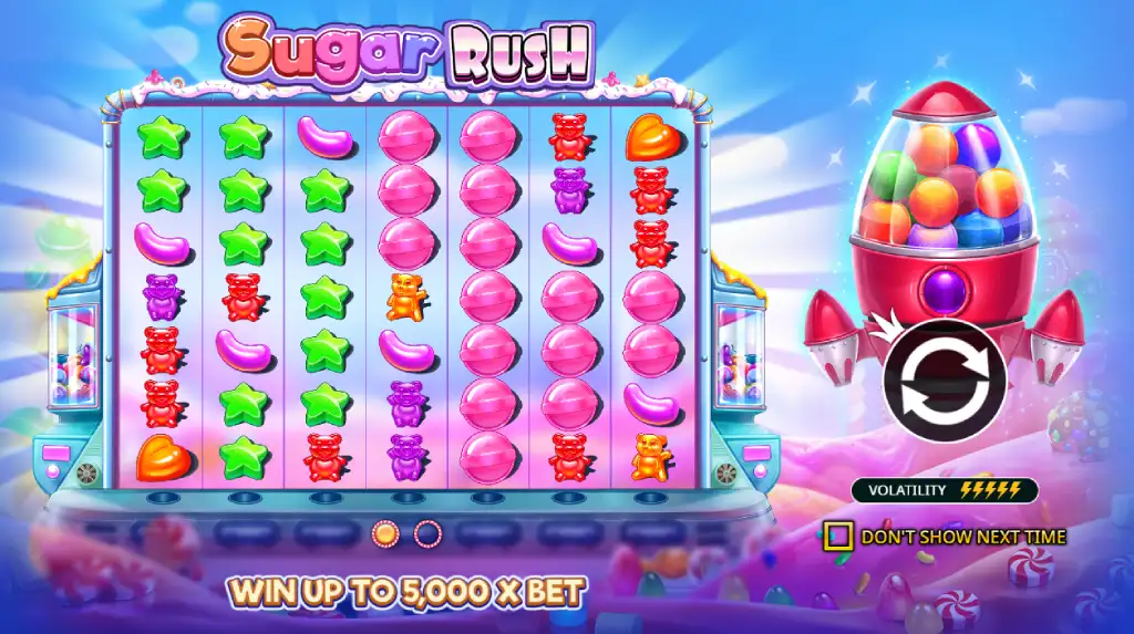 juego Sugar Rush en MelBet México 1